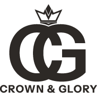 the logo for Crown and Glory